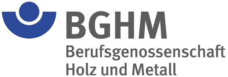 Logo der Berufsgenossenschaft Holz und Metall (BGHM)