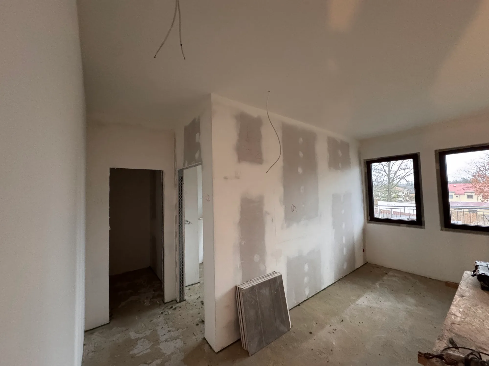 Trockenbauwand – gespachtelte Trennwand im Trockenbau – M&N Trockenbau Berlin & Brandenburg