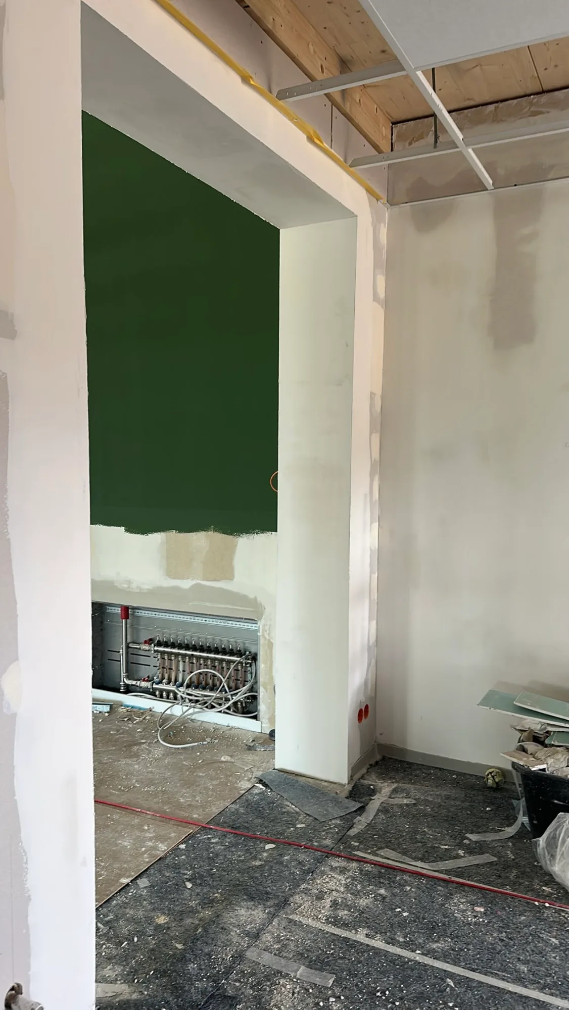 Trockenbauwand – gespachtelte Trennwand im Trockenbau – M&N Trockenbau Berlin & Brandenburg