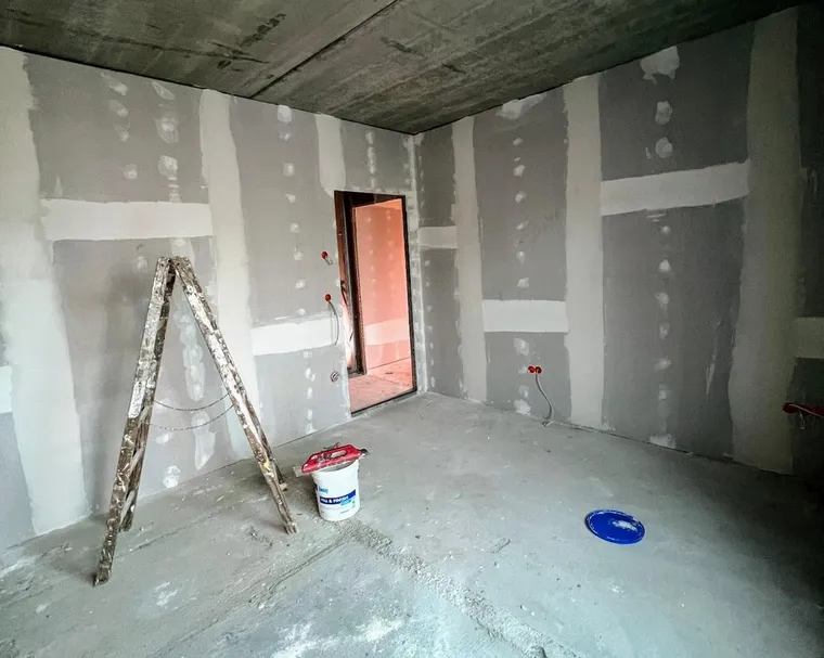 Trockenbauwand – gespachtelte Trennwand im Trockenbau – M&N Trockenbau Berlin & Brandenburg