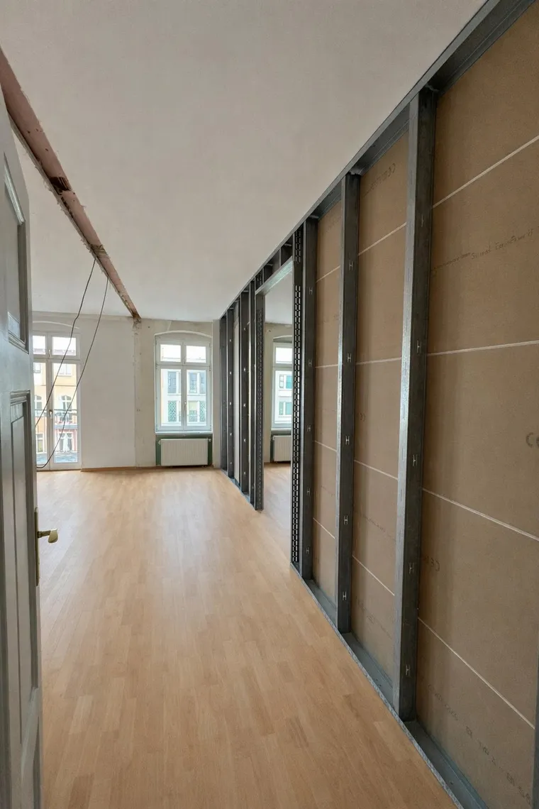 Trockenbauwand – gespachtelte Trennwand im Trockenbau – M&N Trockenbau Berlin & Brandenburg